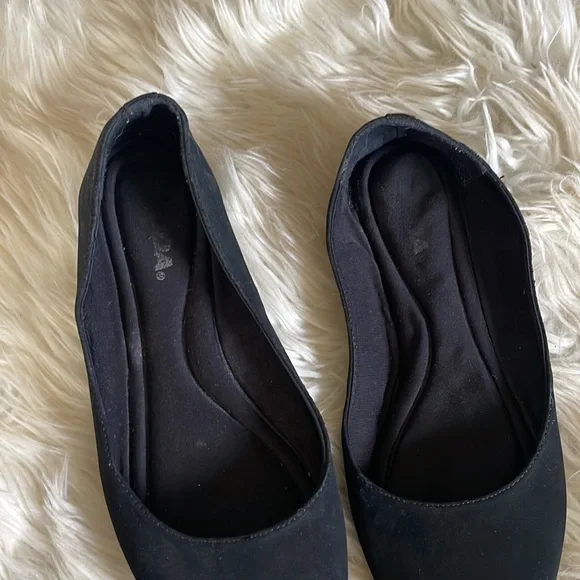 Soda black suede professional loafer work business career shoe gel soles 8 1/2 - Picture 10 of 16